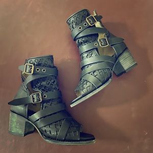 Chunky Heeled Booties